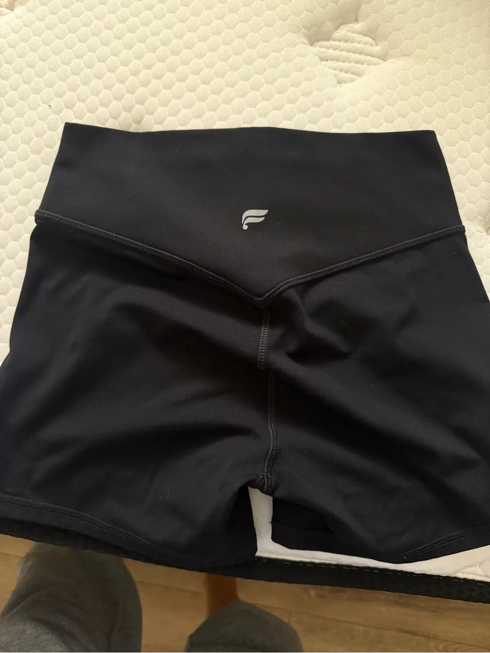 Fabletics Women’s High-Waist Black Fitness Shorts